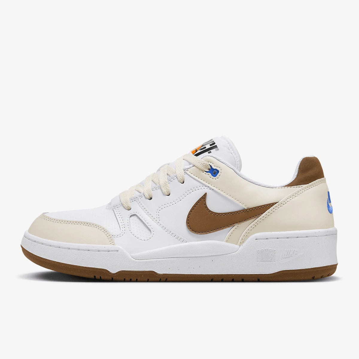 Tênis masculino Nike oficial autêntico Full Force LO de corte baixo com cadarço HJ3485-121